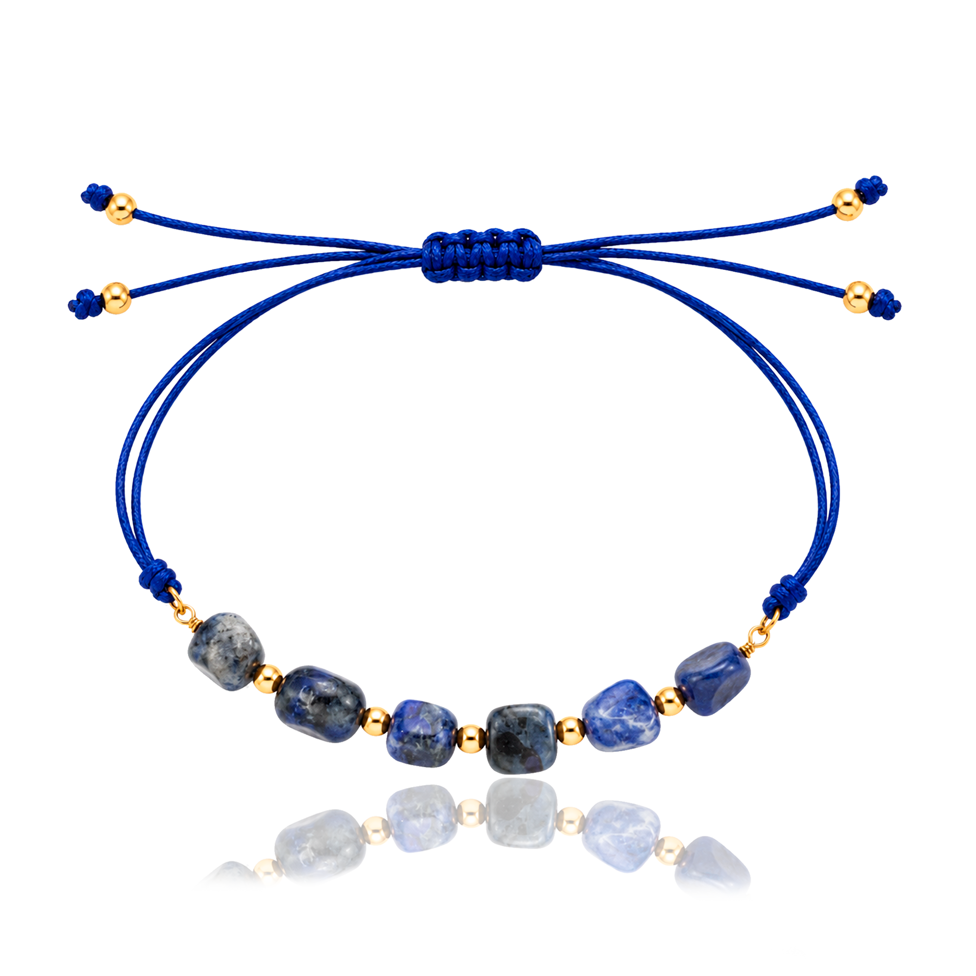 Pulsera Gea Lapislázuli Oro