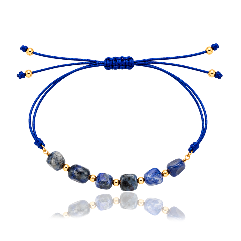 Pulsera Gea Lapislázuli Oro