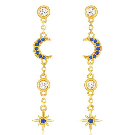 Pendientes Lunel Oro
