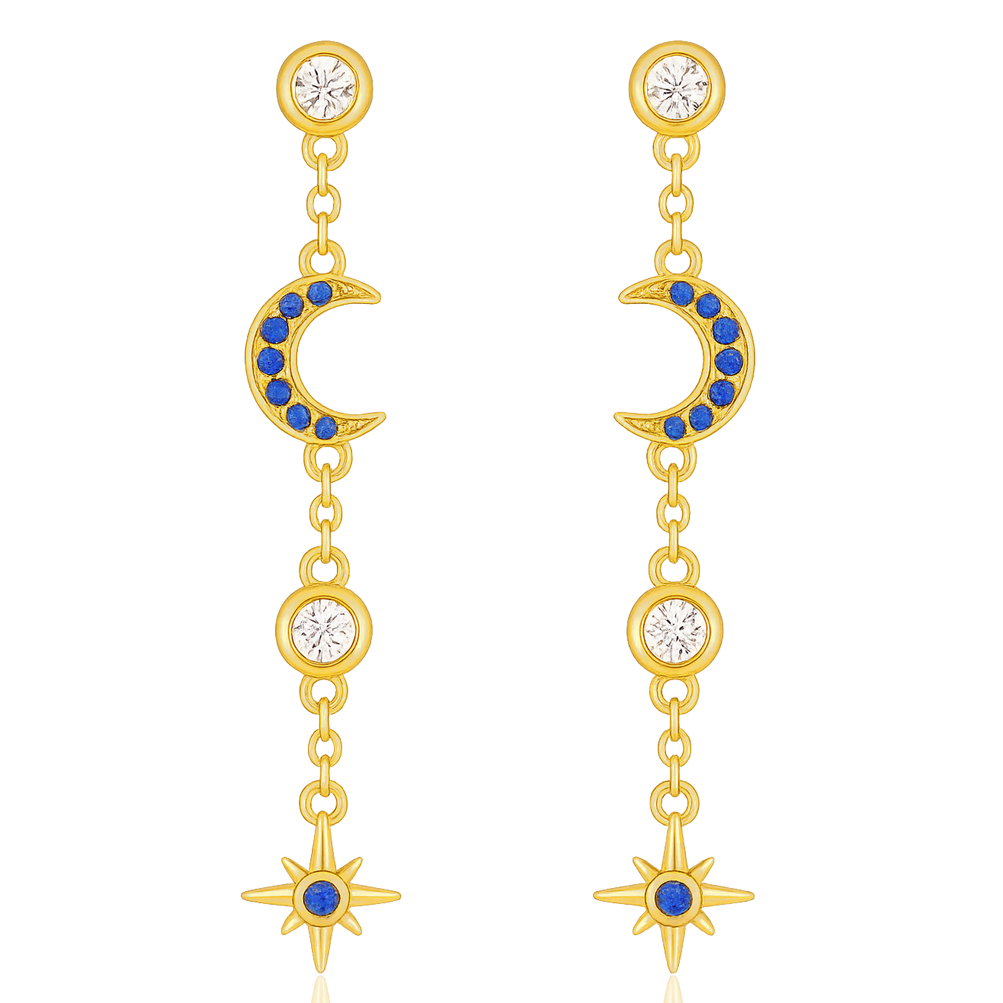 Pendientes Lunel Oro