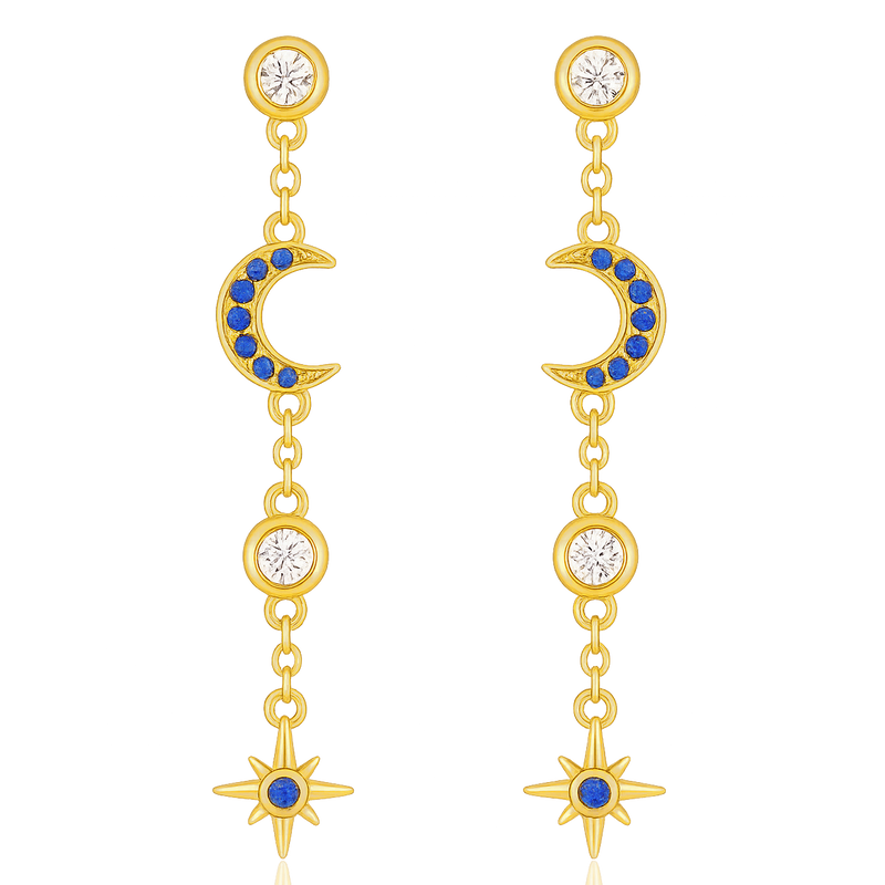 Pendientes Lunel Oro