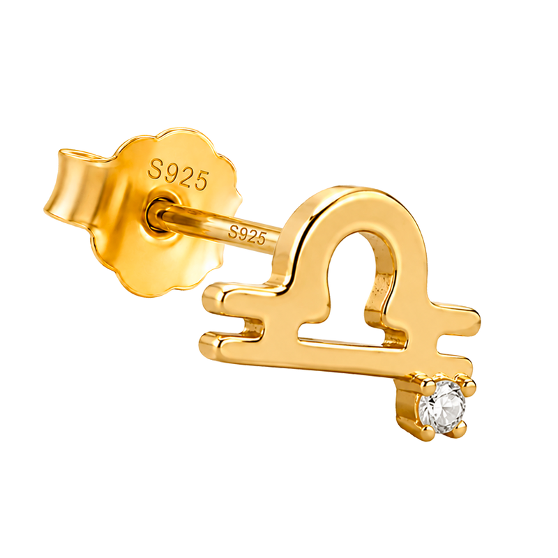 Pendiente Mini Zodiaco Oro
