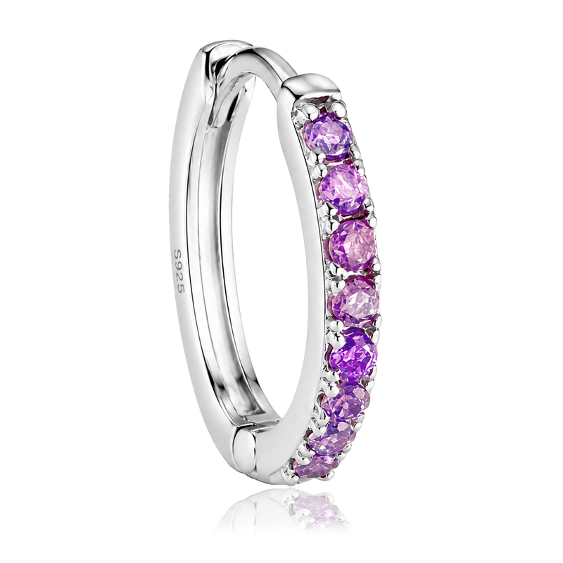 Aro Lila Plata - 9mm
