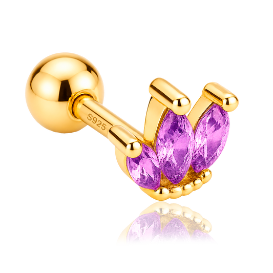 Lilac Tulip Earring
