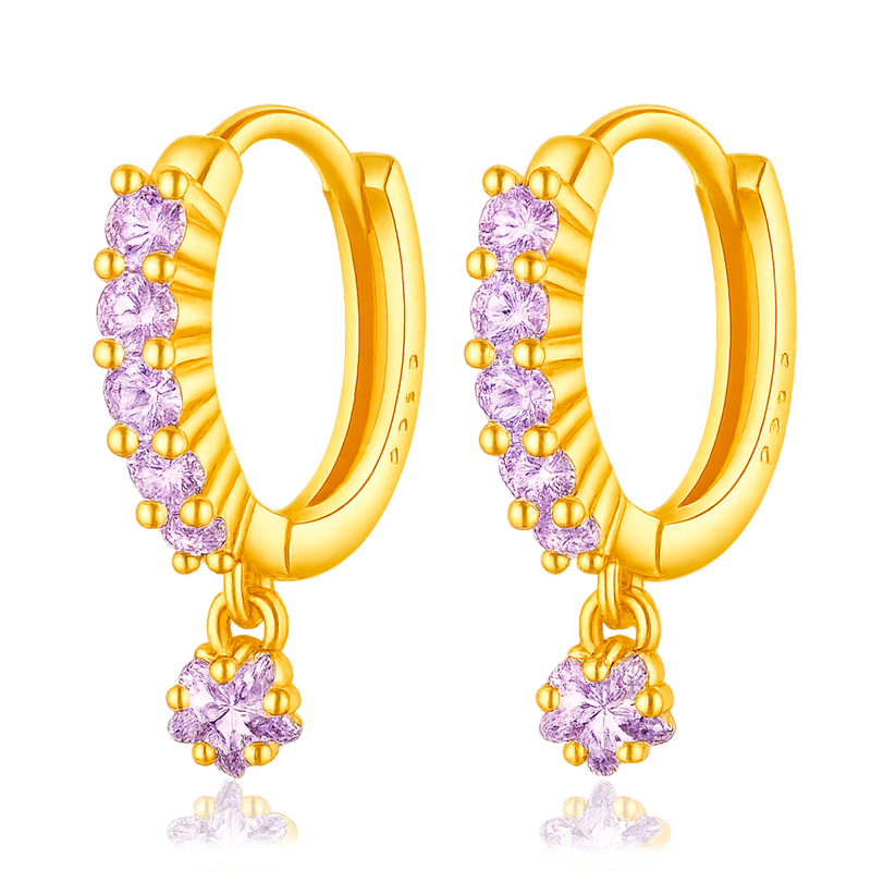 Orecchini Destiny Lilla Oro