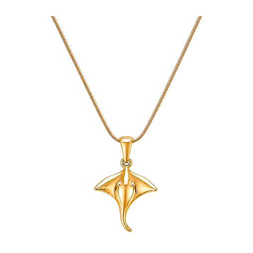 Collar Manta Raya Oro