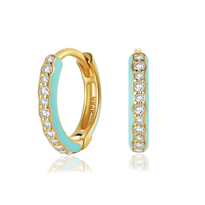 Aros Leina Menta Oro