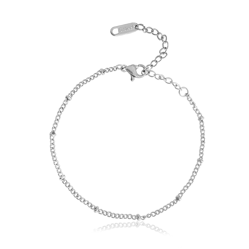 Pulsera Mini Bolitas Plata