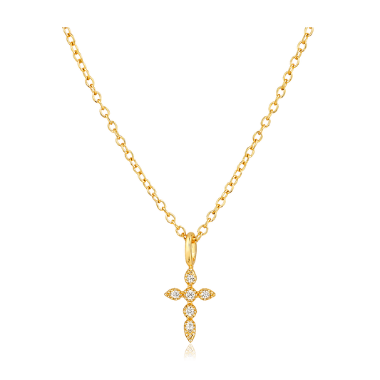 Collana Luna e Stella Oro