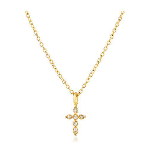 Collar Mini Elegant Cruz Oro