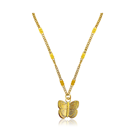 Collar Mini Mariposa Oro
