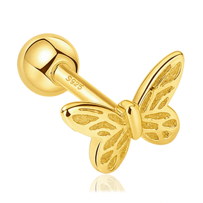 Pendiente Mini Mariposa Oro