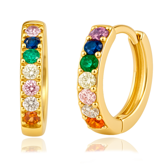 Aros Mini Rainbow Oro - 7mm
