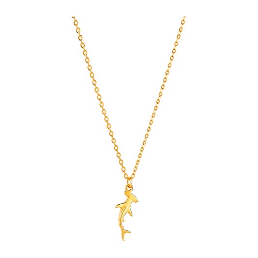 Collar Mini Tiburón Martillo Oro