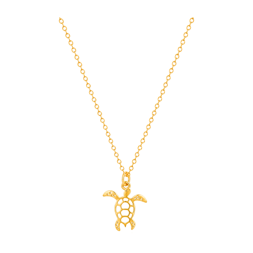 Collar Mini Tortuga Marina Oro