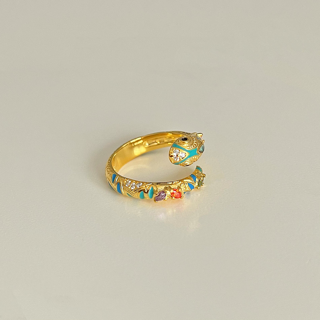 Anillo Colorful Nagira Oro