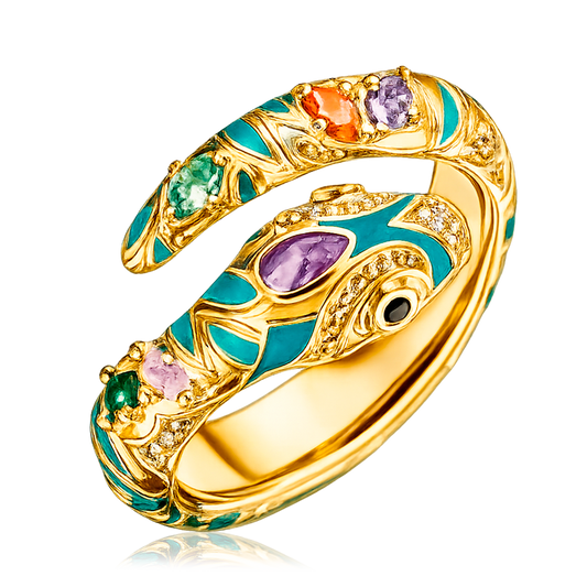 Anillo Colorful Nagira Oro