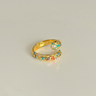 Anillo Colorful Nagira Oro