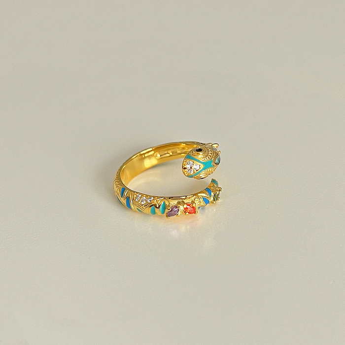 Anillo Colorful Nagira Oro