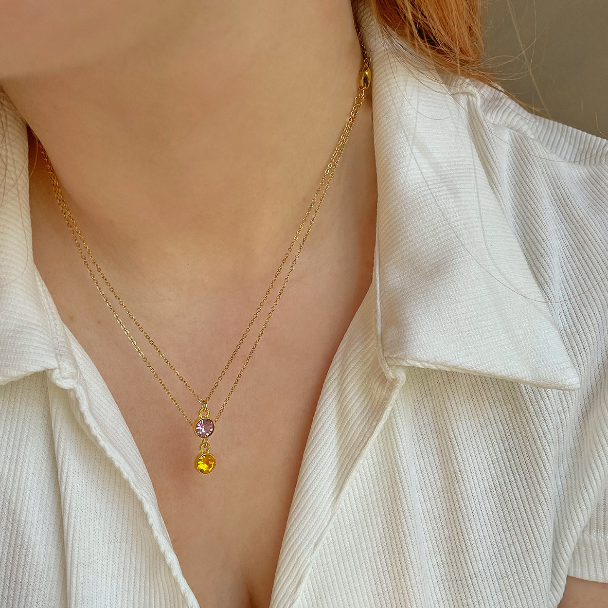 Collar Malva Dot Oro