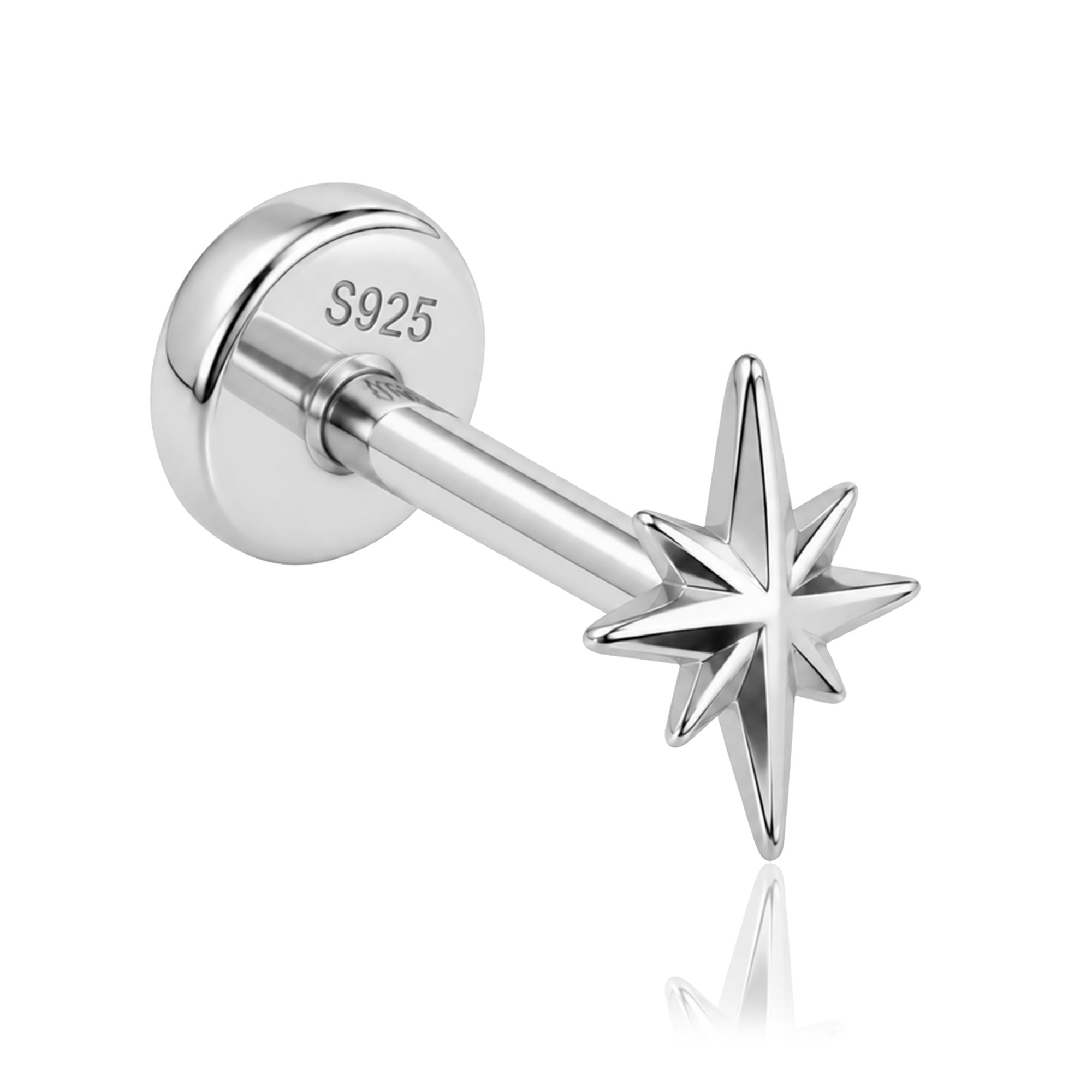 Pendiente North Star Plata