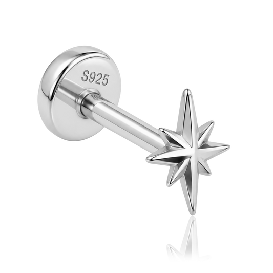 Pendiente North Star Plata