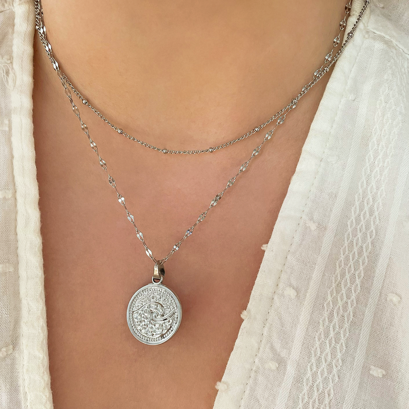 Collana Onda Argento