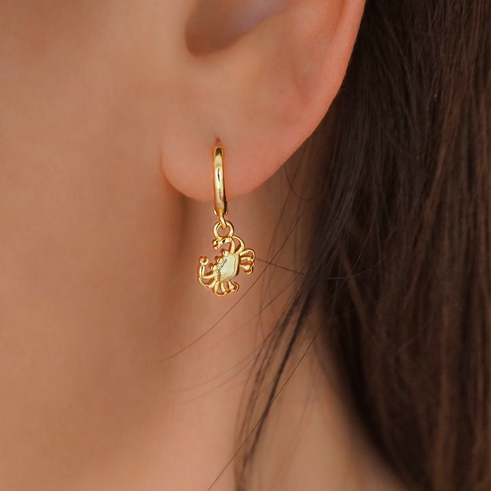 Aros Cangrejo Oro