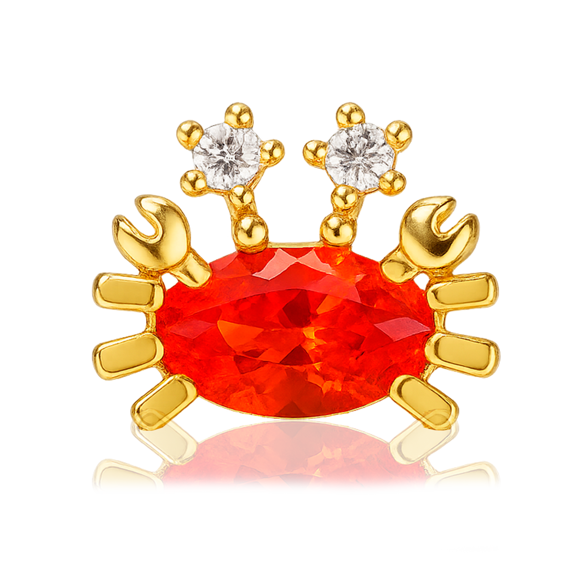 Pendiente Cangrejo Oro