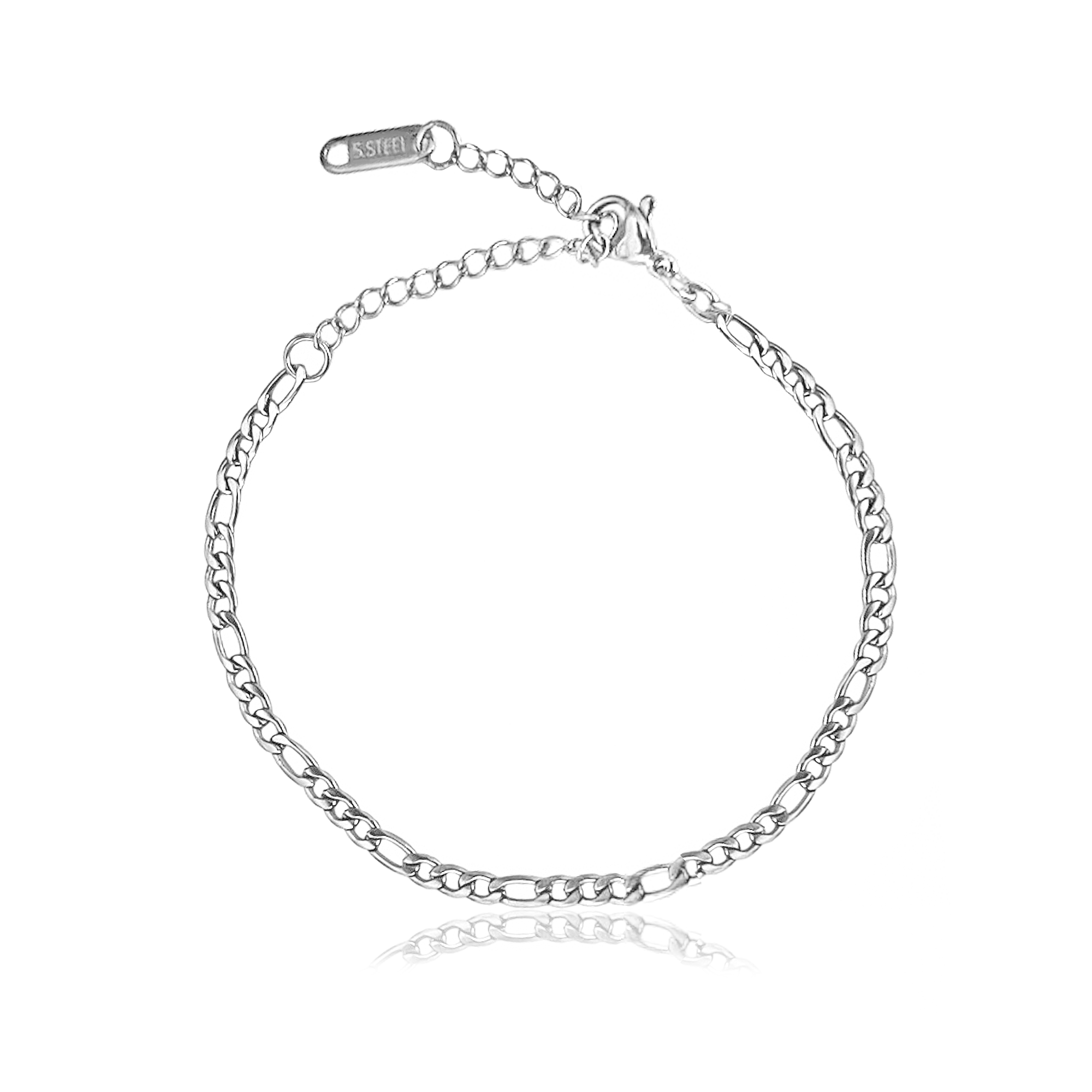 Pulsera Liens Plata - 3mm