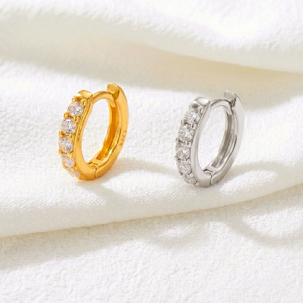 Aro Mini Blanco Oro - 6mm