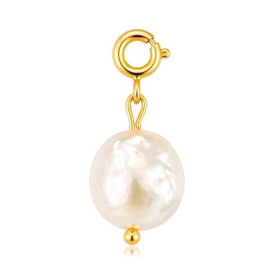 Charm Perla Natural Oro