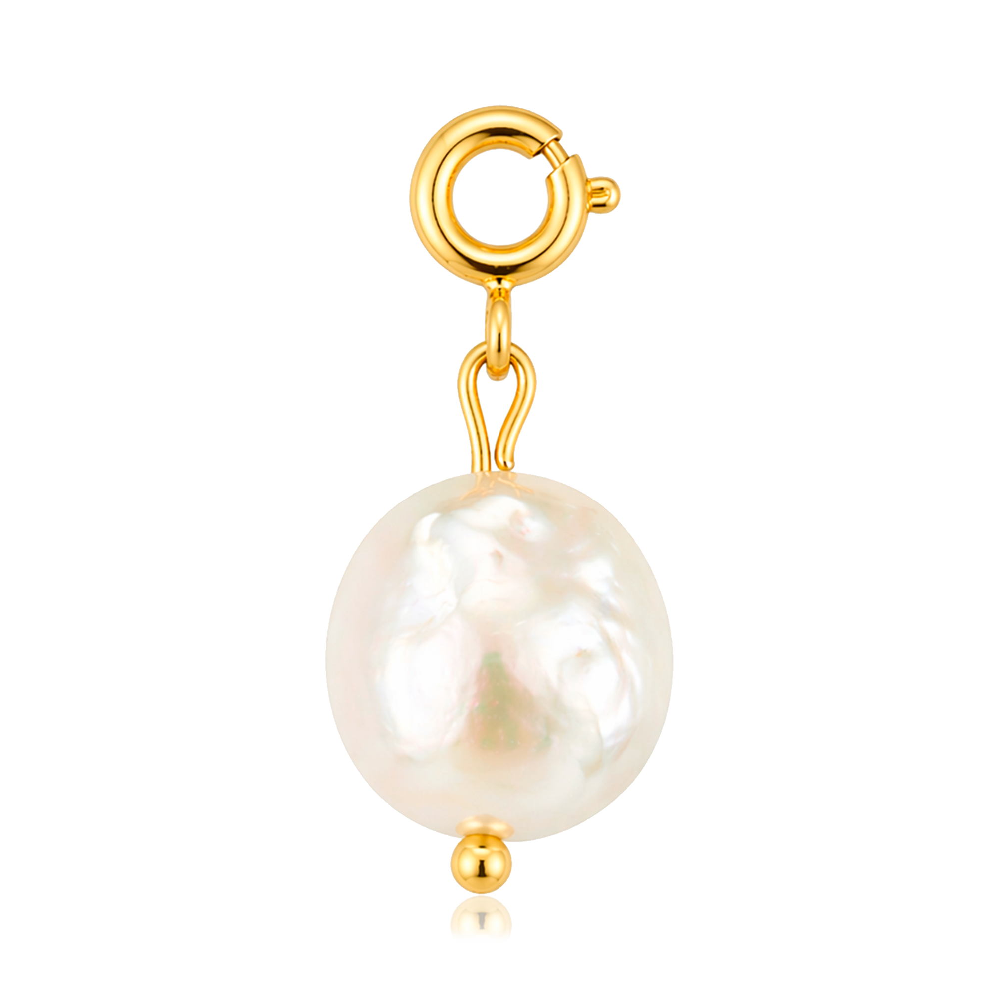 Charm Perla Natural Oro