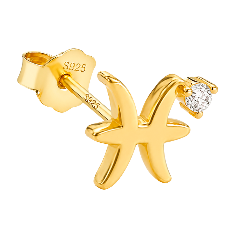 Pendiente Mini Zodiaco Oro