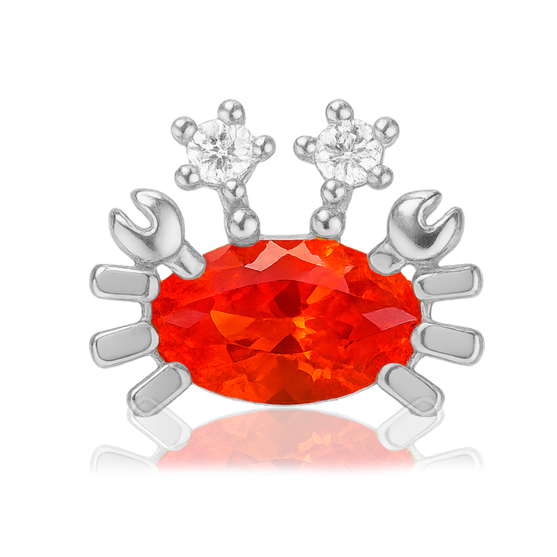 Pendiente Cangrejo Plata