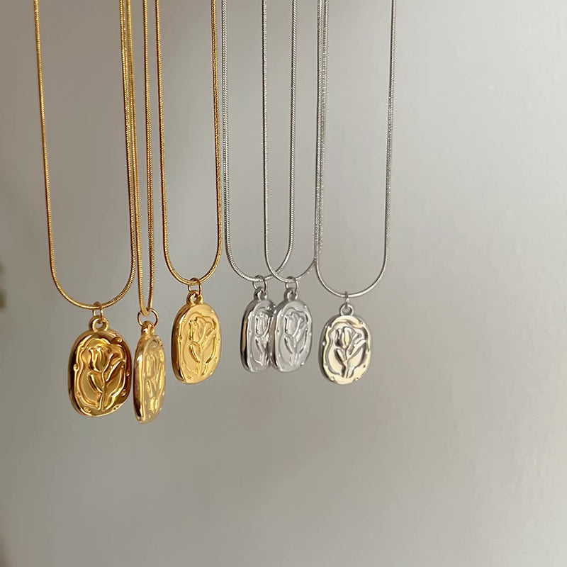 Collar Tulipán Plata