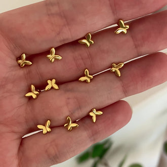 Pendiente Mini Mariposa Oro