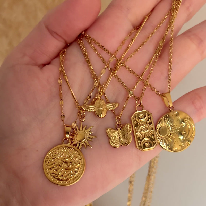 Collar Mini Mariposa Oro