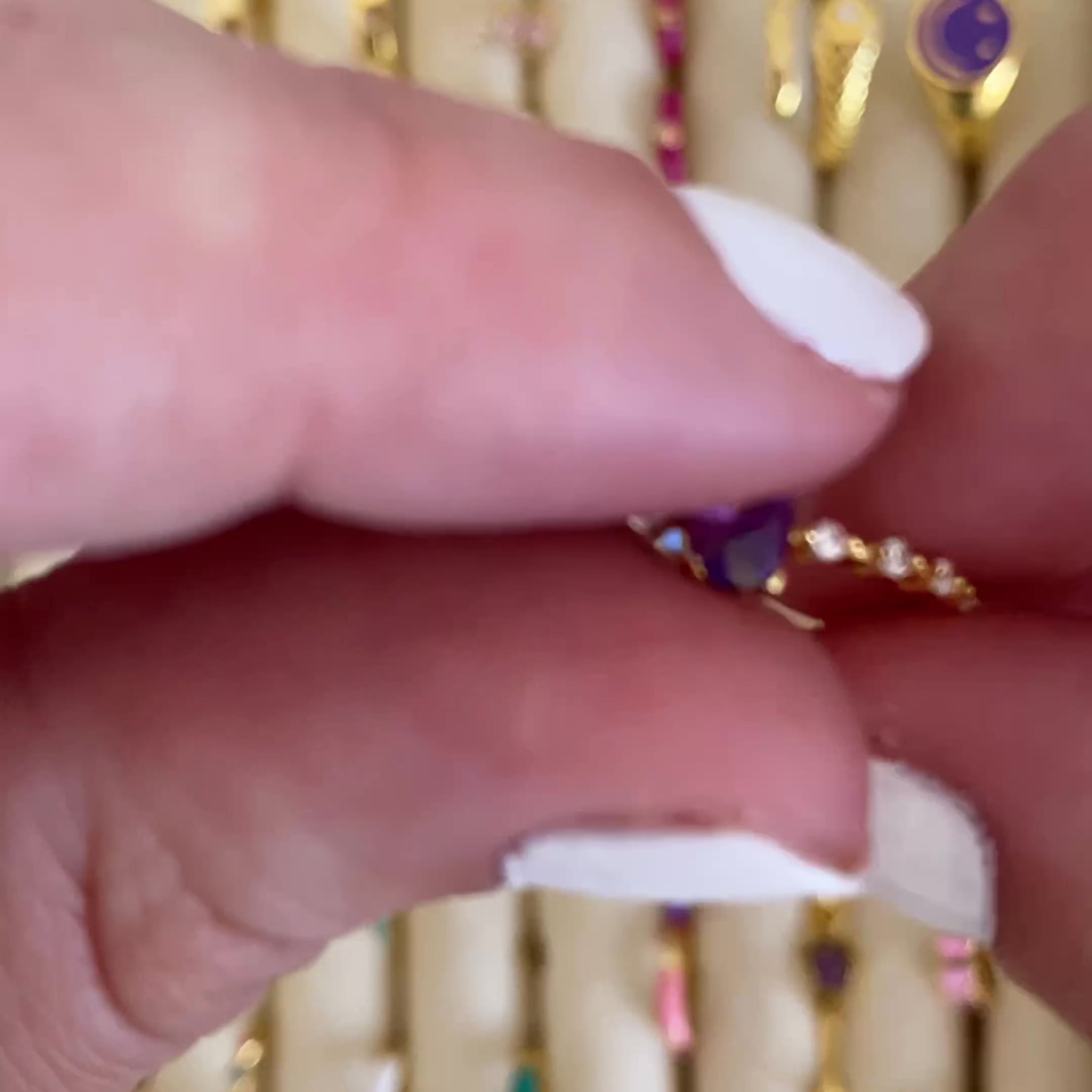 Anillo Zarina Lila