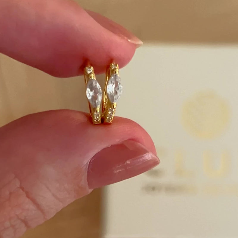 Aros Lluvia Oro