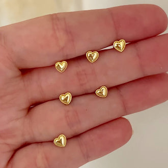 Pendiente Corazón Oro