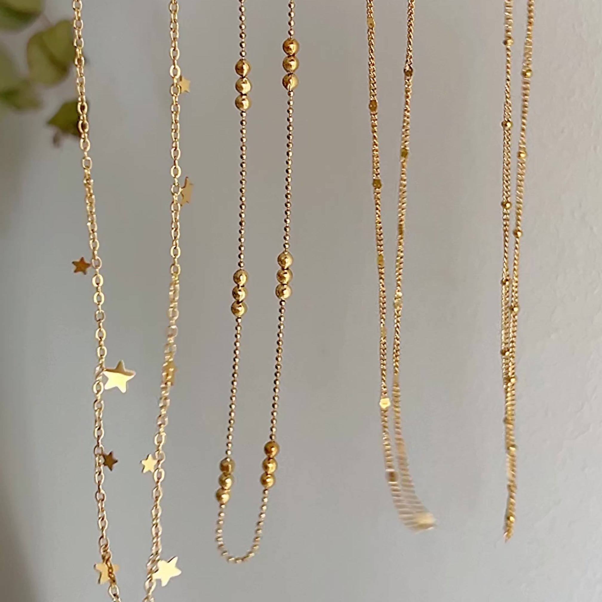 Choker Estrellitas Oro