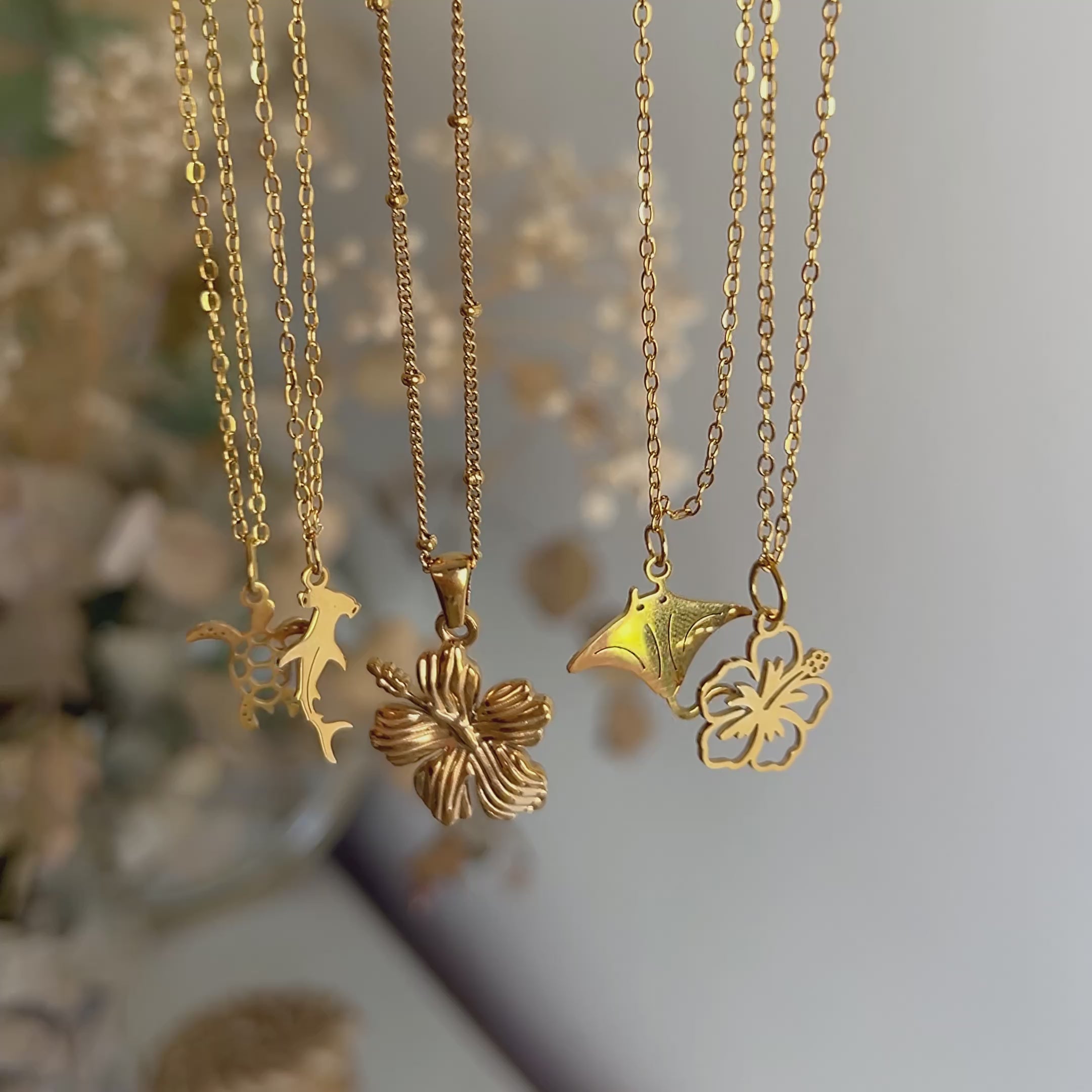 Gold Sun Necklace