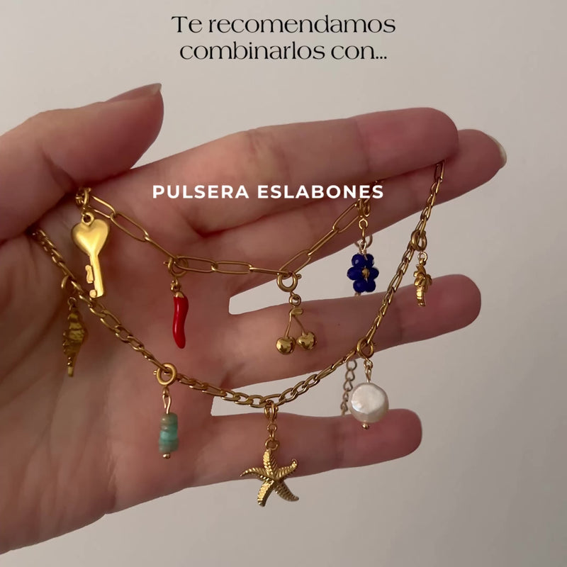 Charm Mini Caracola Marina Oro