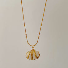 Collar Oceana Concha Natural Oro