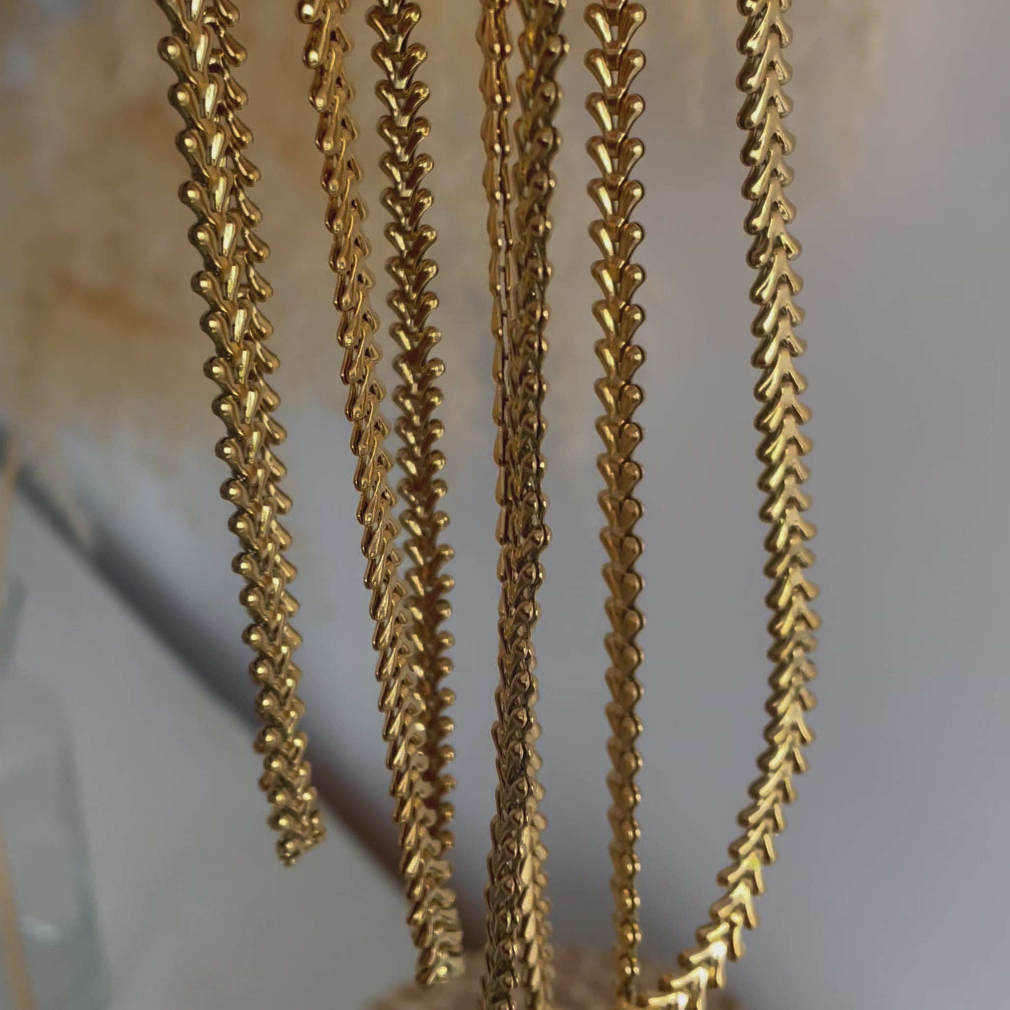 Choker Espiga Oro