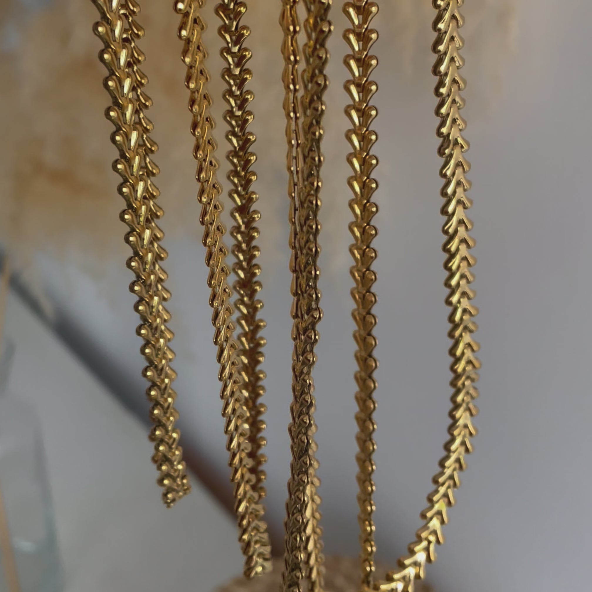 Choker Espiga Oro