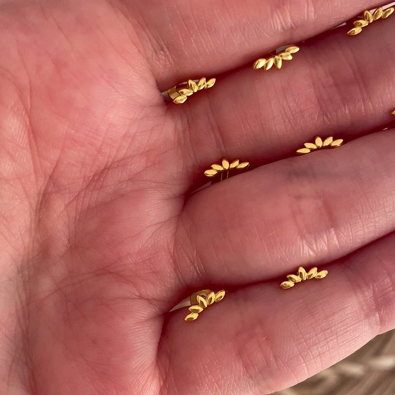 Orecchino Loto Oro
