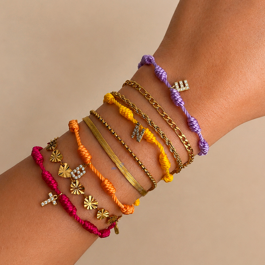 Pulsera Cadena Caja Oro