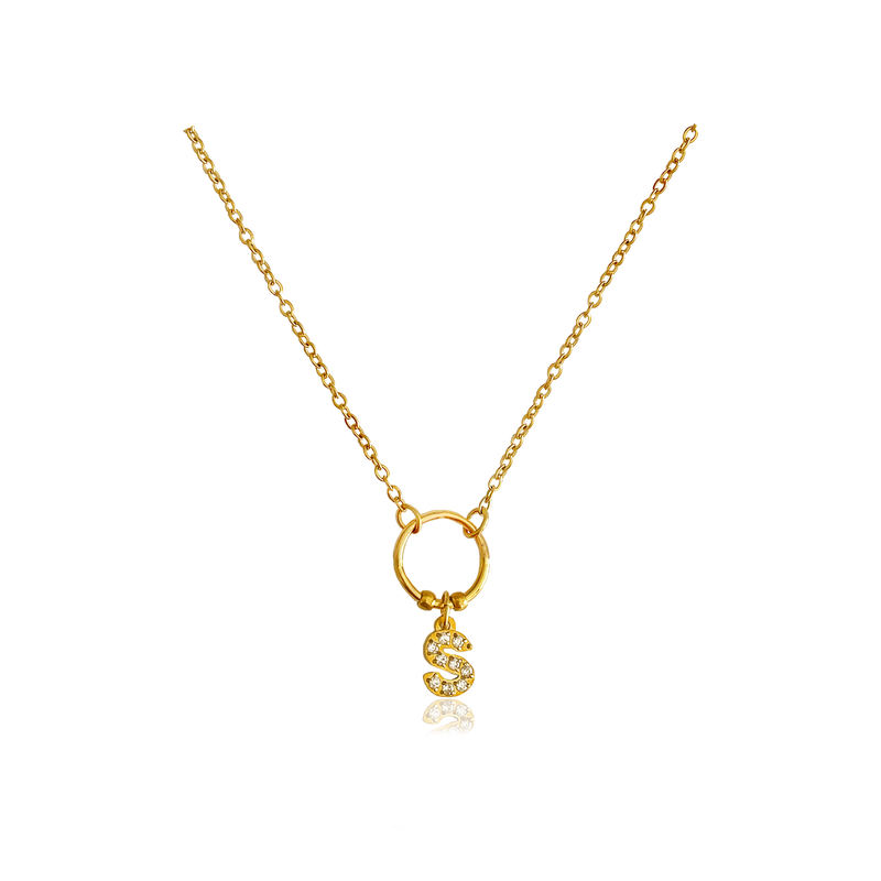 Collar Círculo Personalizado Oro